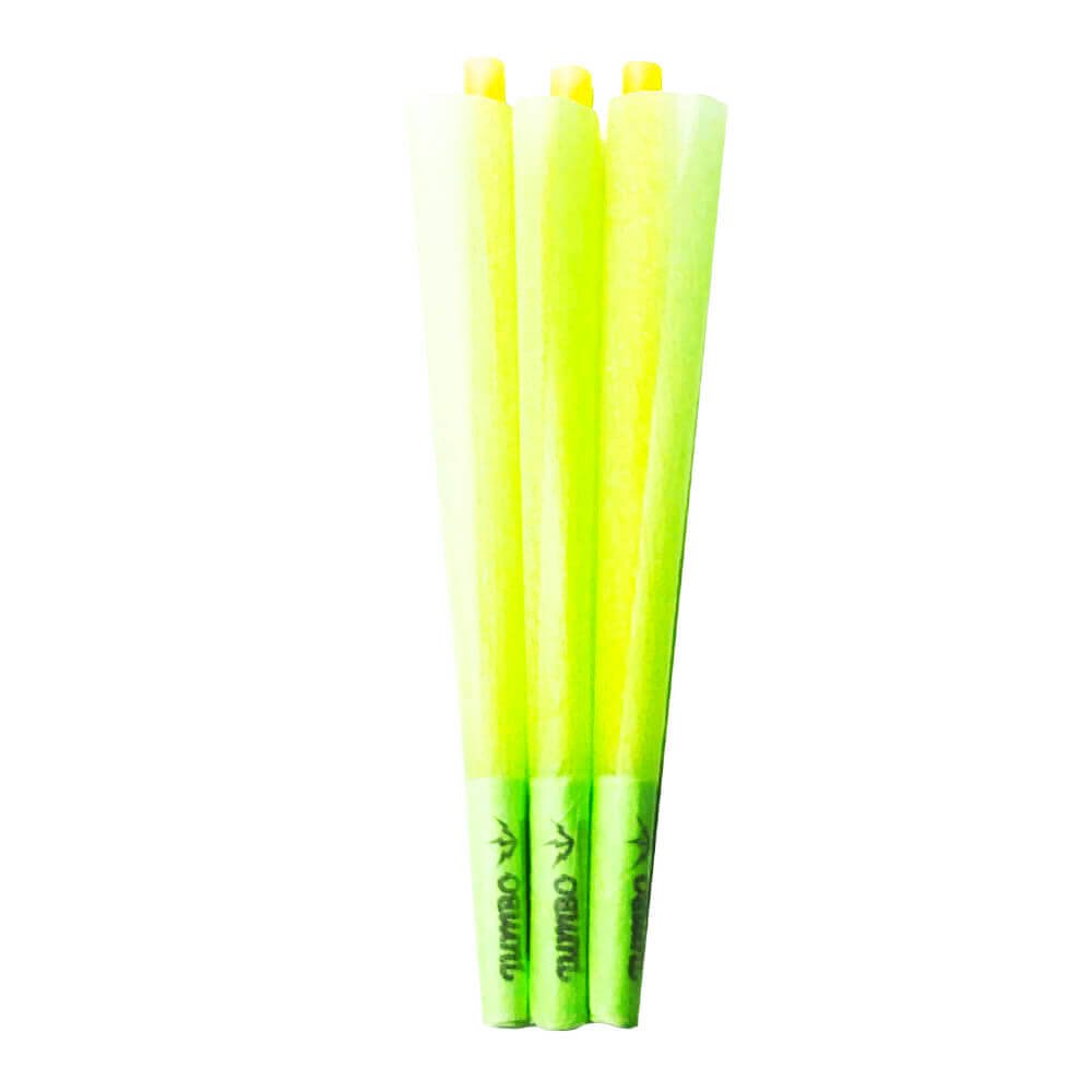 Jumbo King Size Green Cones 3pcs