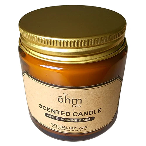 Ohm - Soy Wax Candle (95g) - Jasmine & Mint