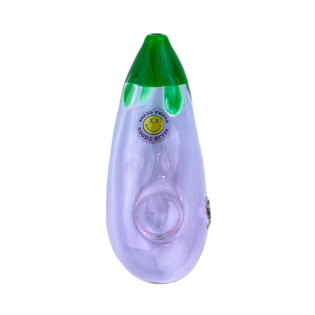 Goody Glass - Eggplant Hand Pipe