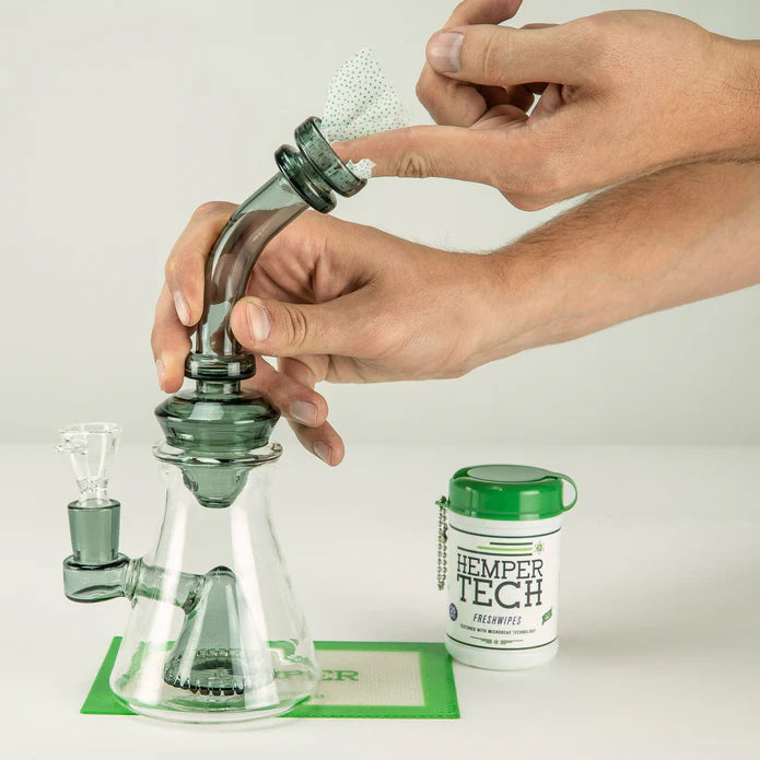 HEMPER Tech - Alcohol Freshwipes Bucket Display - 12 Count